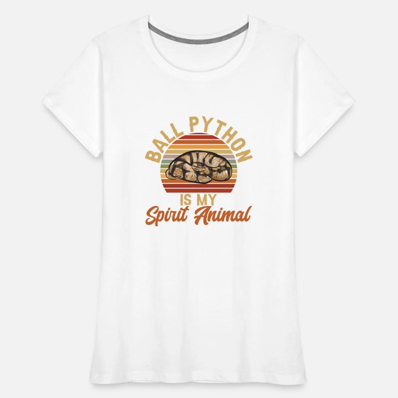 Ball Python Snake King Python Women's Premium Organic T-Shirt