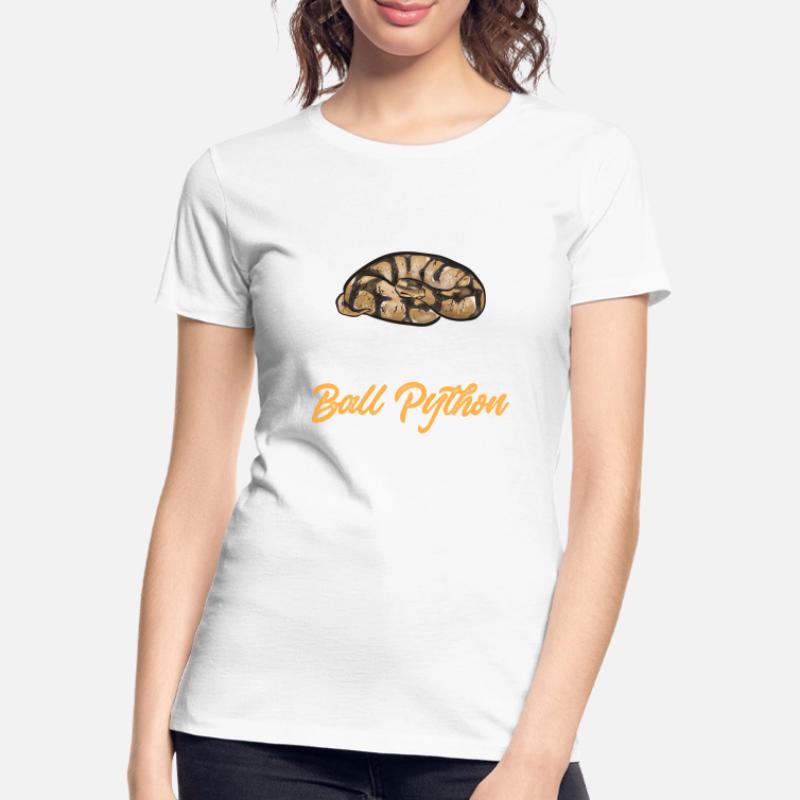 Ball Python Schlange Königspython Frauen Premium Bio T-Shirt