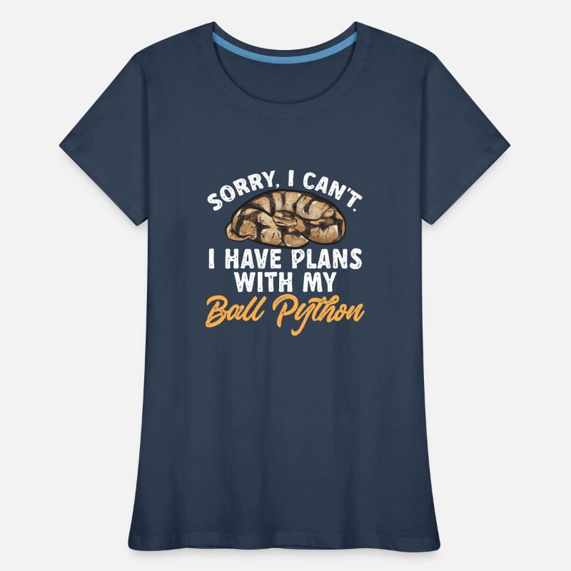 Ball Python Snake King Python Women's Premium Organic T-Shirt