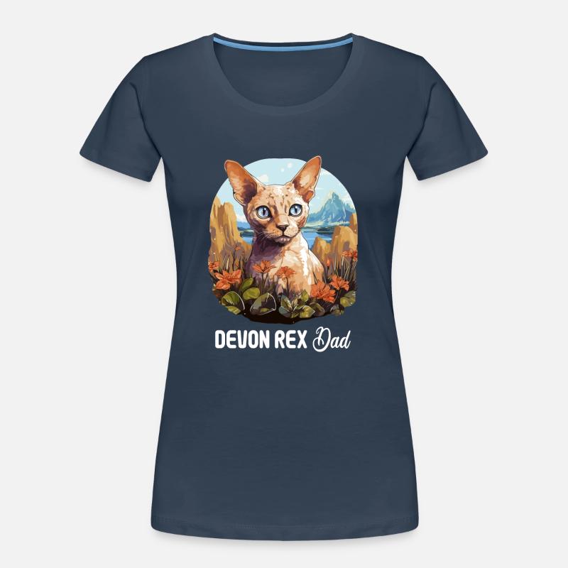 Devon Rex Kätzchen Devon Rex Katze Frauen Premium Bio T-Shirt