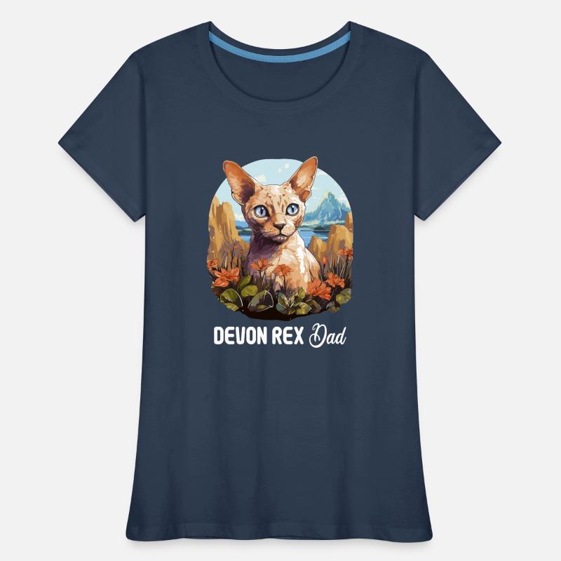Chaton Devon Rex Chat Devon Rex T-shirt bio Premium Femme