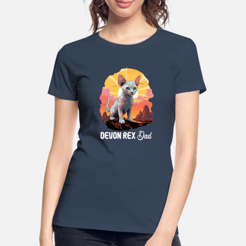 Chaton Devon Rex Chat Devon Rex T-shirt bio Premium Femme