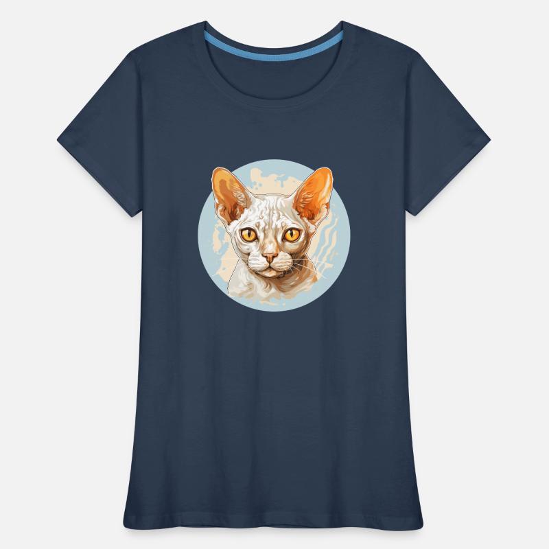 Chaton Devon Rex Chat Devon Rex T-shirt bio Premium Femme