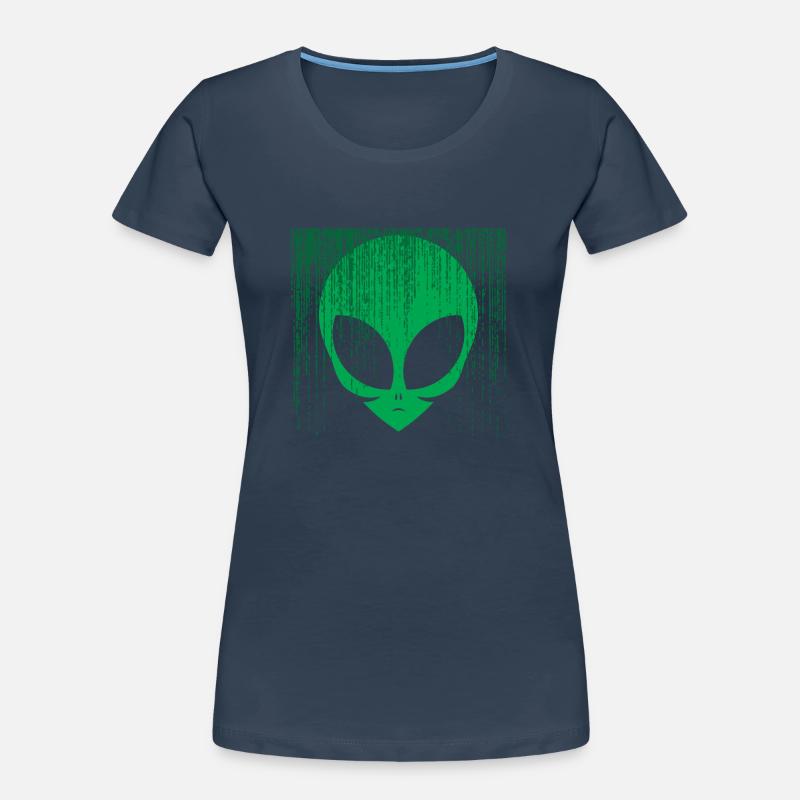 Extraterrestrische Algorithmen Codes Effekt Alien Wortspiel Frauen Premium Bio T-Shirt