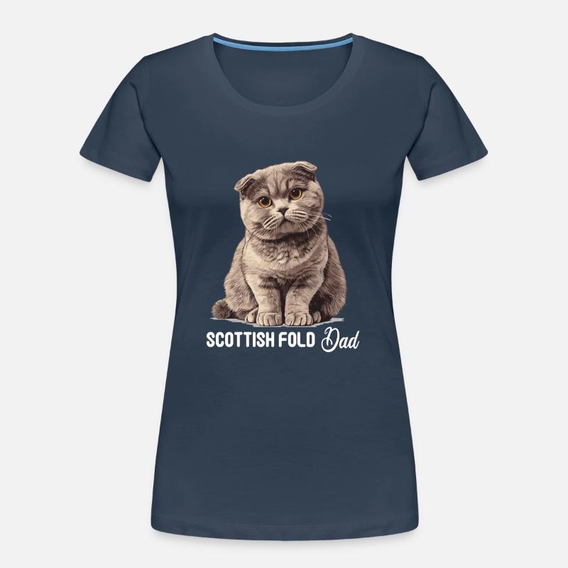 Scottish Fold Kätzchen Scottish Fold Katze Frauen Premium Bio T-Shirt