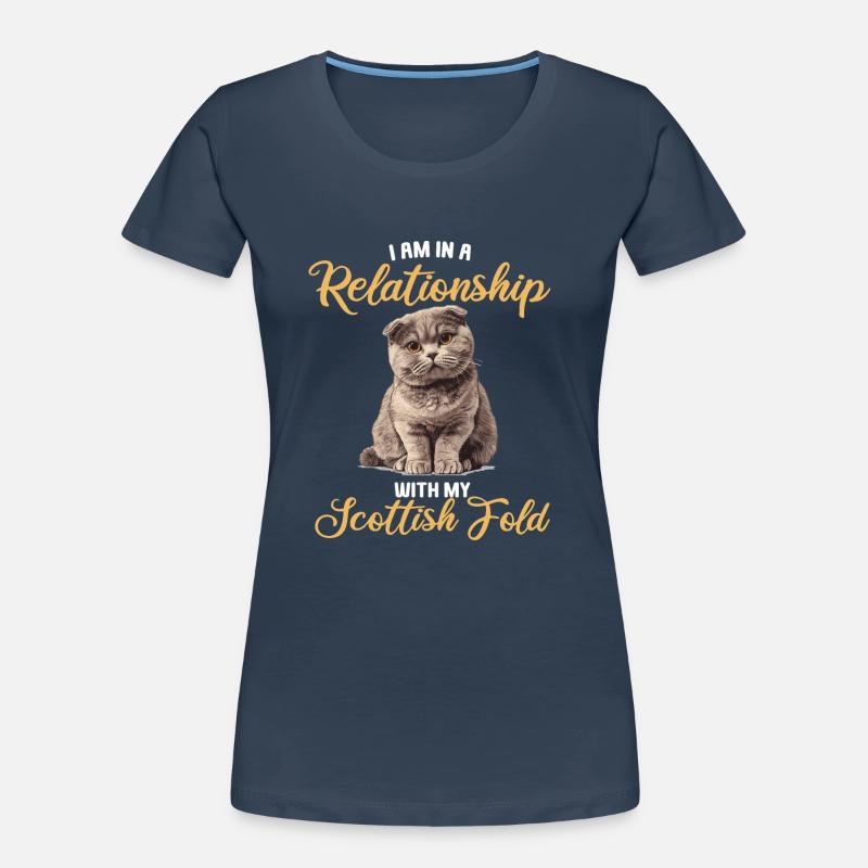 Scottish Fold Kätzchen Scottish Fold Katze Frauen Premium Bio T-Shirt