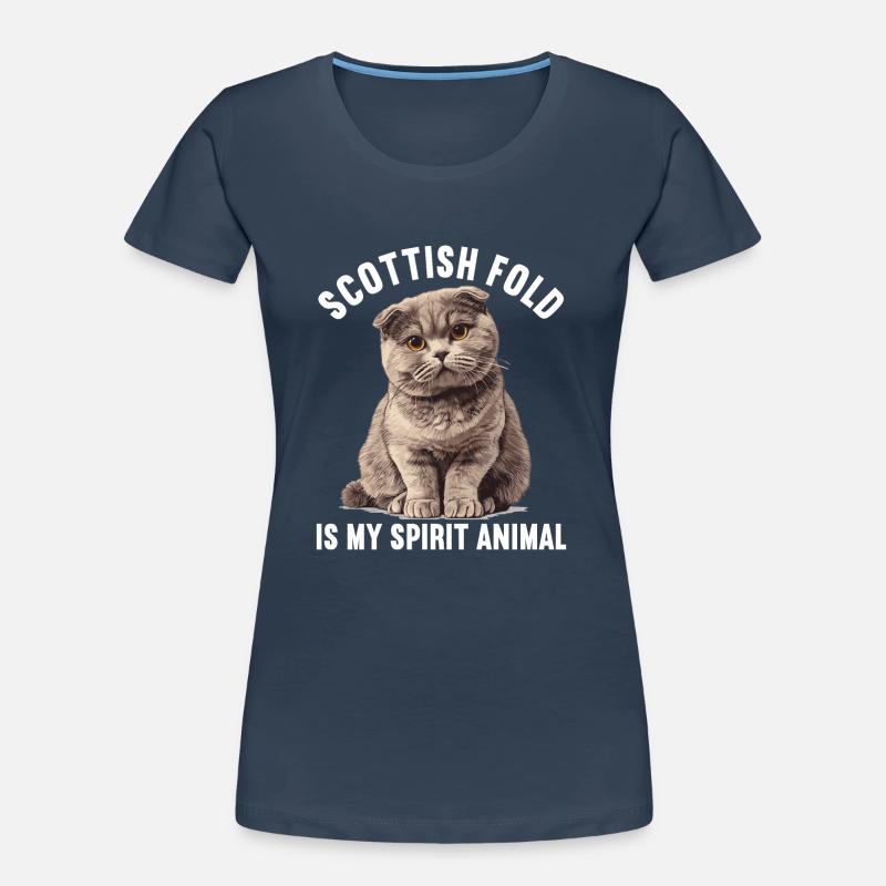 Scottish Fold Kätzchen Scottish Fold Katze Frauen Premium Bio T-Shirt