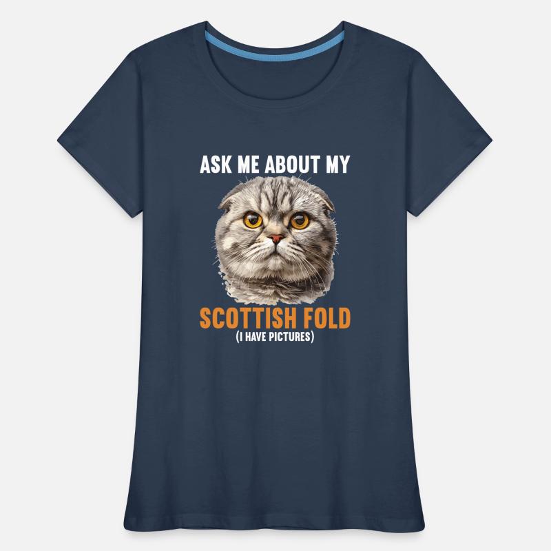 Scottish Fold Kitten Scottish Fold Cat Women's Premium Organic T-Shirt