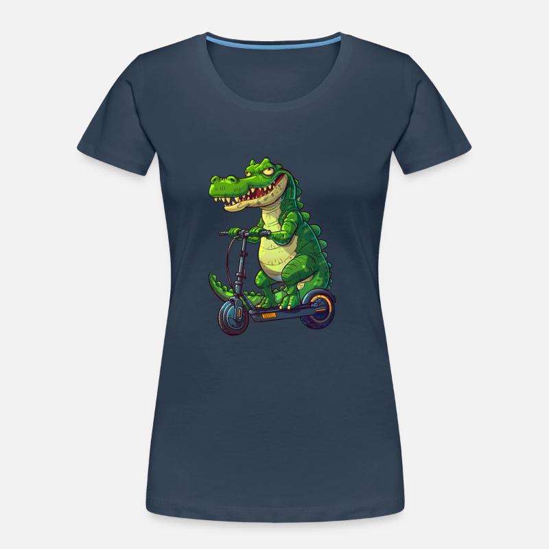 Crocodile roller Women's Premium Organic T-Shirt