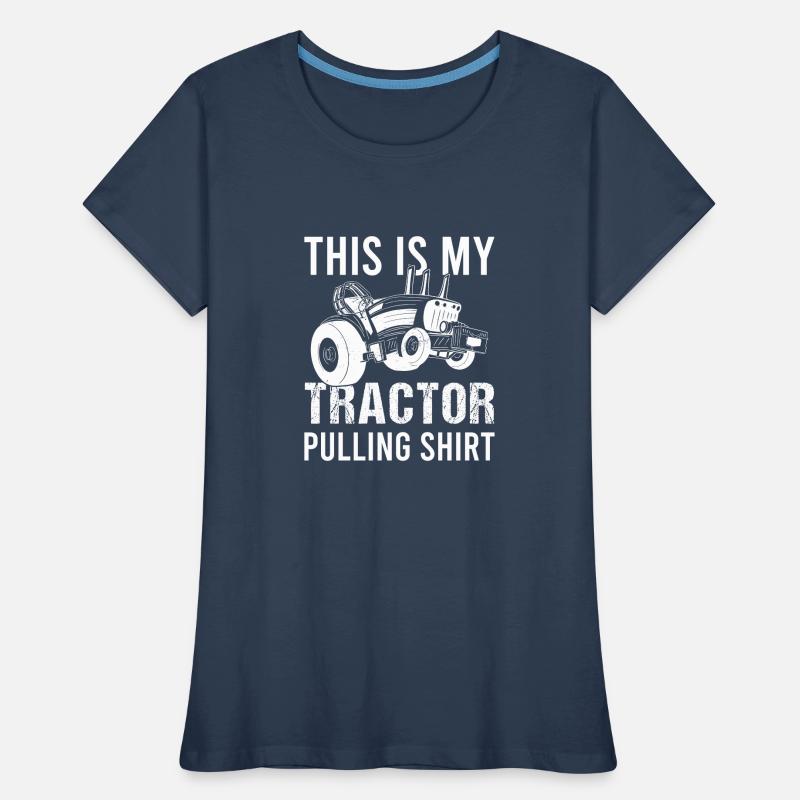 Tractor Pulling Tractor Driver Tractor Puller Frauen Premium Bio T-Shirt