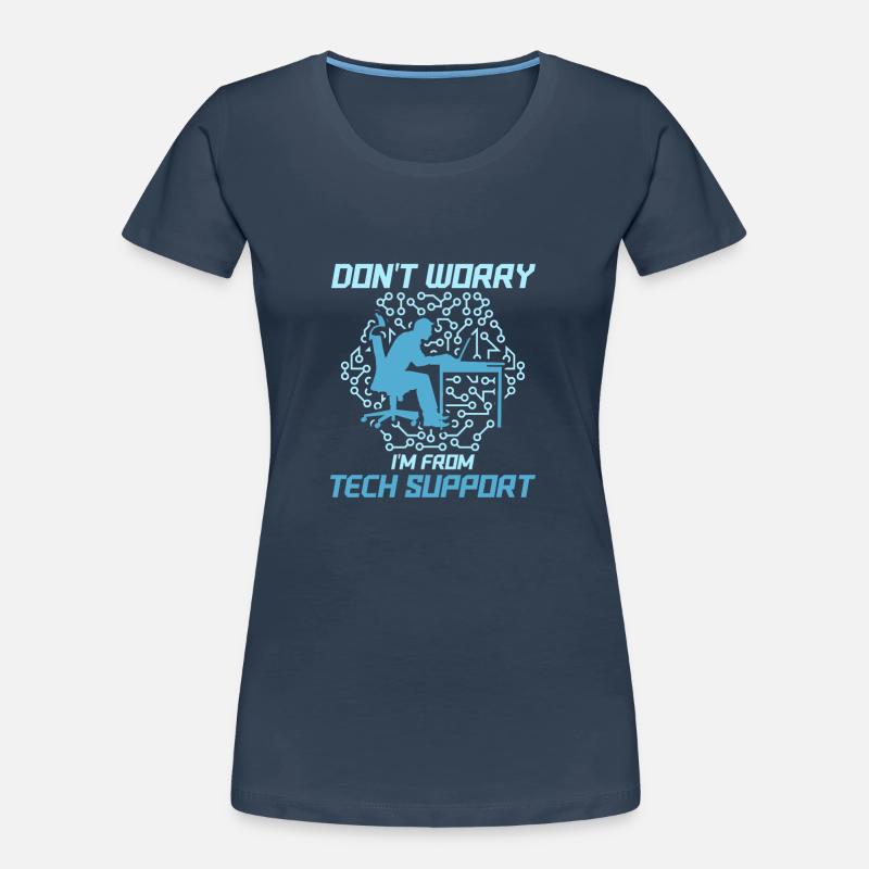 From Now On Call Me Tech Wizard Tech Support Compu Frauen Premium Bio T-Shirt