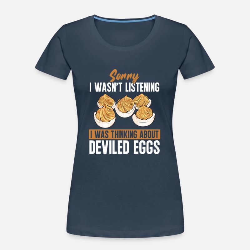 Stuffed Eggs Deviled Eggs Women's Premium Organic T-Shirt