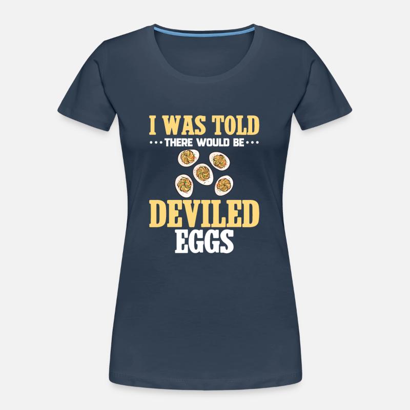 Stuffed Eggs Deviled Eggs Women's Premium Organic T-Shirt