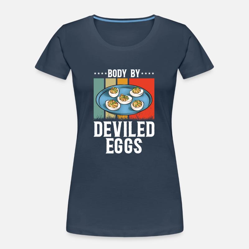 Stuffed Eggs Deviled Eggs Women's Premium Organic T-Shirt