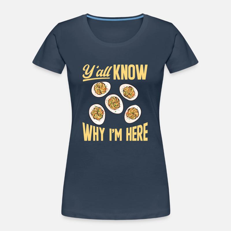 Stuffed Eggs Deviled Eggs Women's Premium Organic T-Shirt