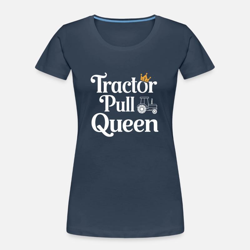 Tractor Pulling Tractor Pulling Tractor Power Farm Women's Premium Organic T-Shirt