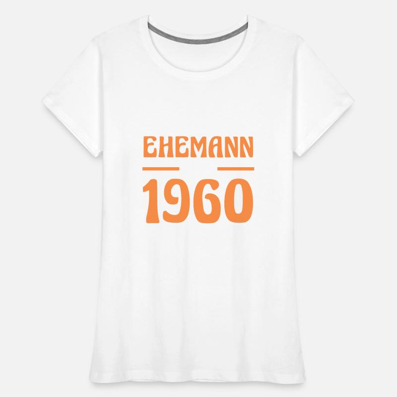 Valentinstag Bester Ehemann Seit 1960 Frauen Premium Bio T-Shirt