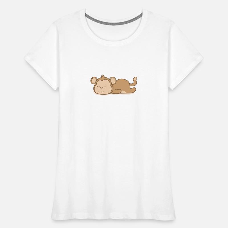 Sleeping Monkey Women's Premium Organic T-Shirt