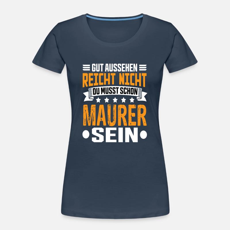 Bricklayer Building Construction Structural Engineer Bricklayer Funny Women's Premium Organic T-Shirt