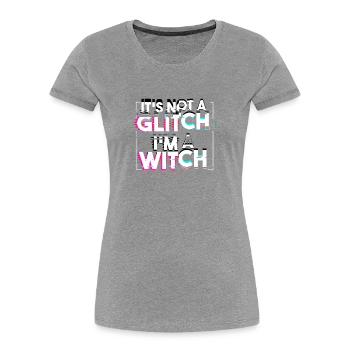 « Ce n’est pas un problème, je suis une sorcière » Occulte gothique - T-shirt bio Premium Femme -  - Devant - Mia (176cm)