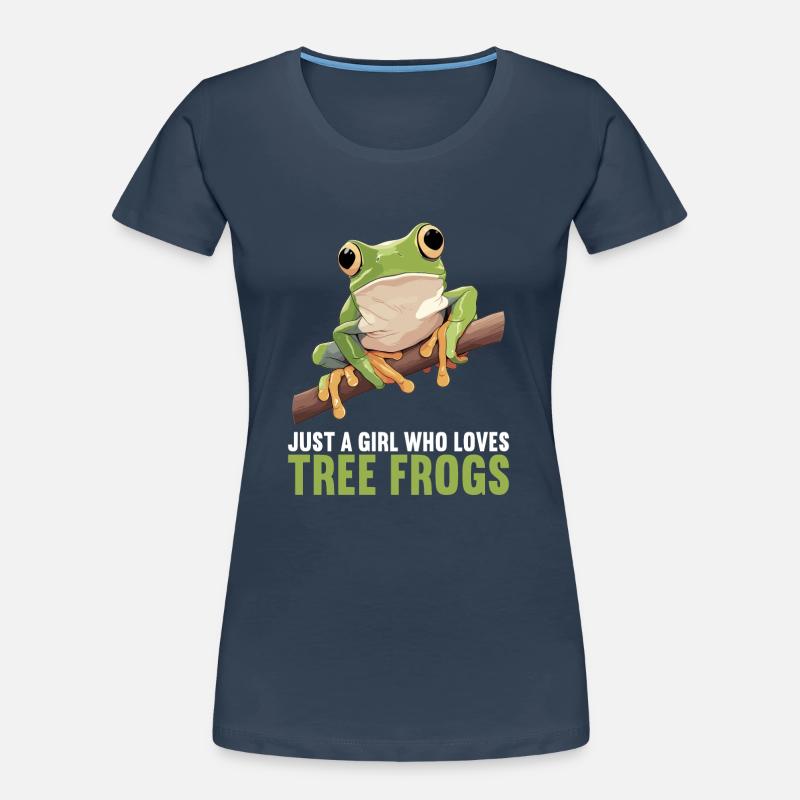 Rainette Baumfrösche Baumfrosch T-shirt bio Premium Femme