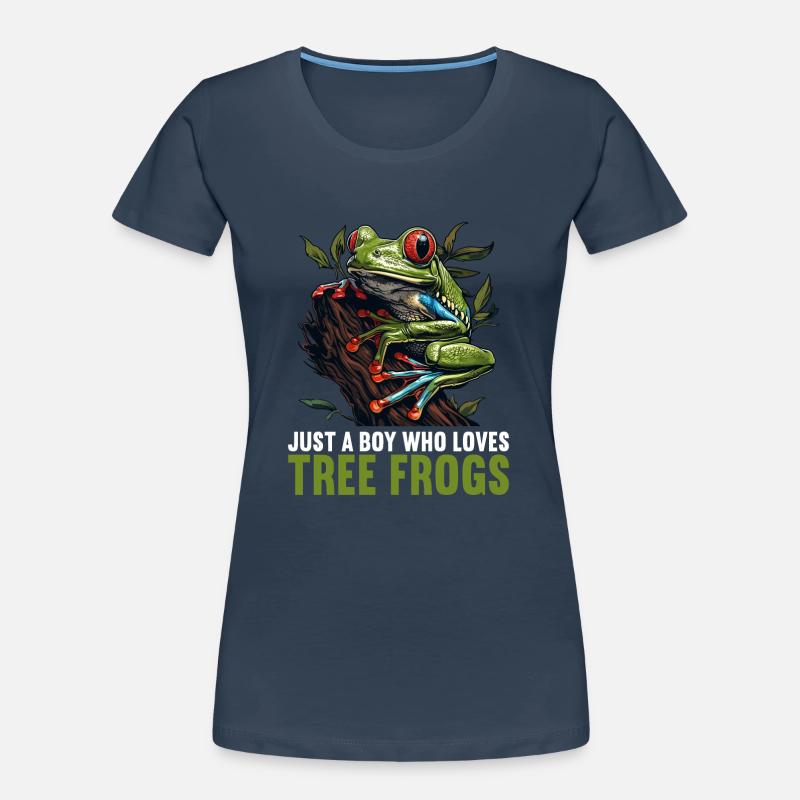 Rainette Baumfrösche Baumfrosch T-shirt bio Premium Femme