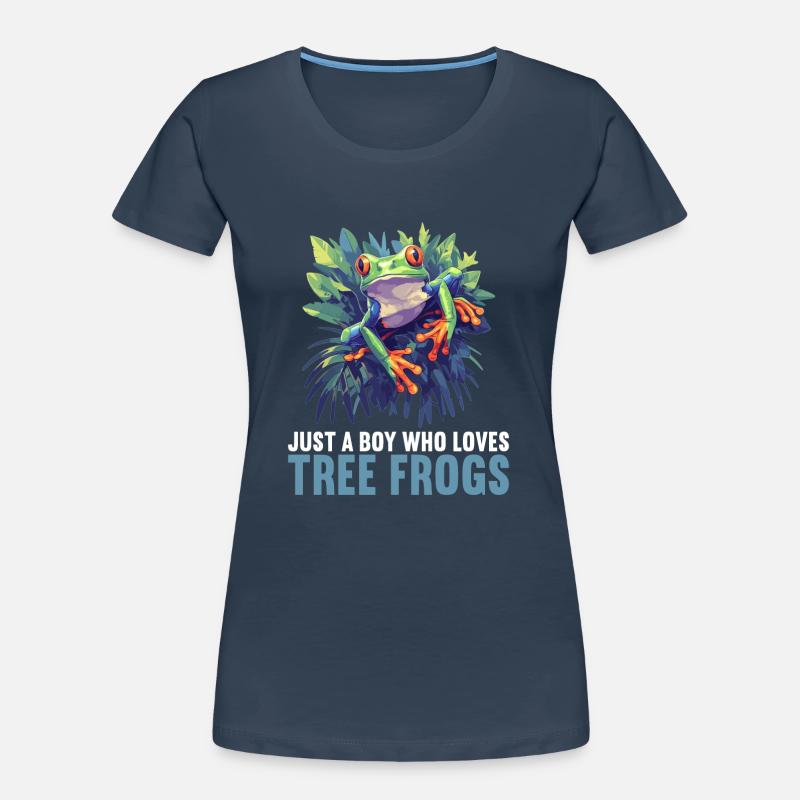 Rainette Baumfrösche Baumfrosch T-shirt bio Premium Femme