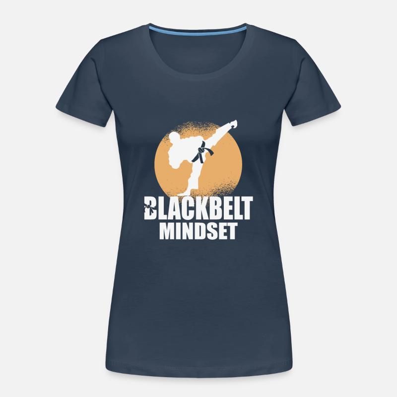 Black Belt Mindset Taekwondo Master Techniques Women's Premium Organic T-Shirt