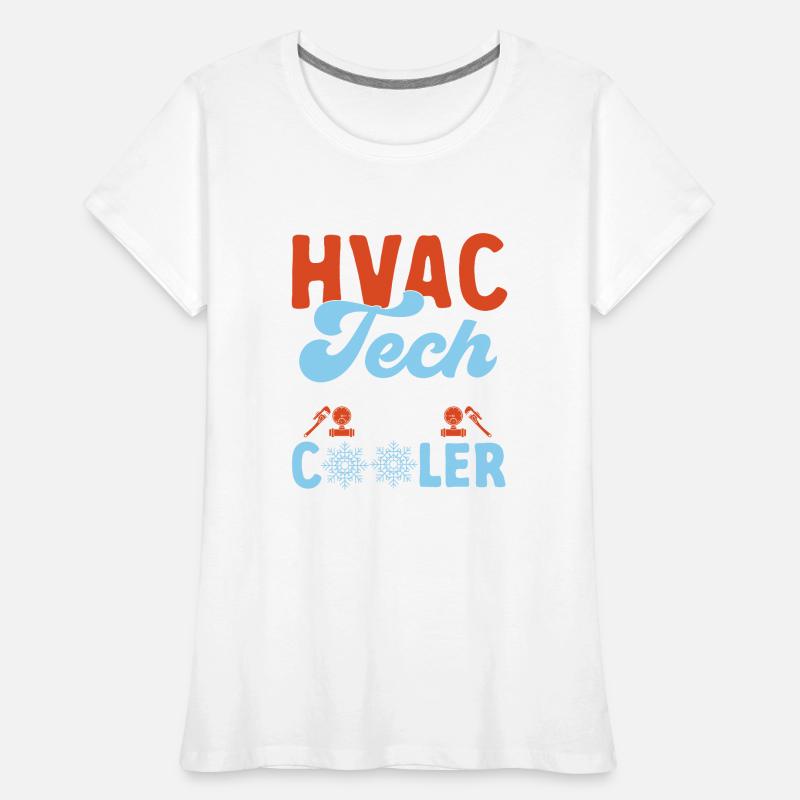 Chauffage, Climatisation, Ventilation, Technicien T-shirt bio Premium Femme