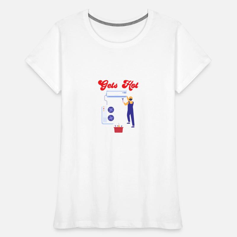 Chauffage, Climatisation, Ventilation, Technicien T-shirt bio Premium Femme