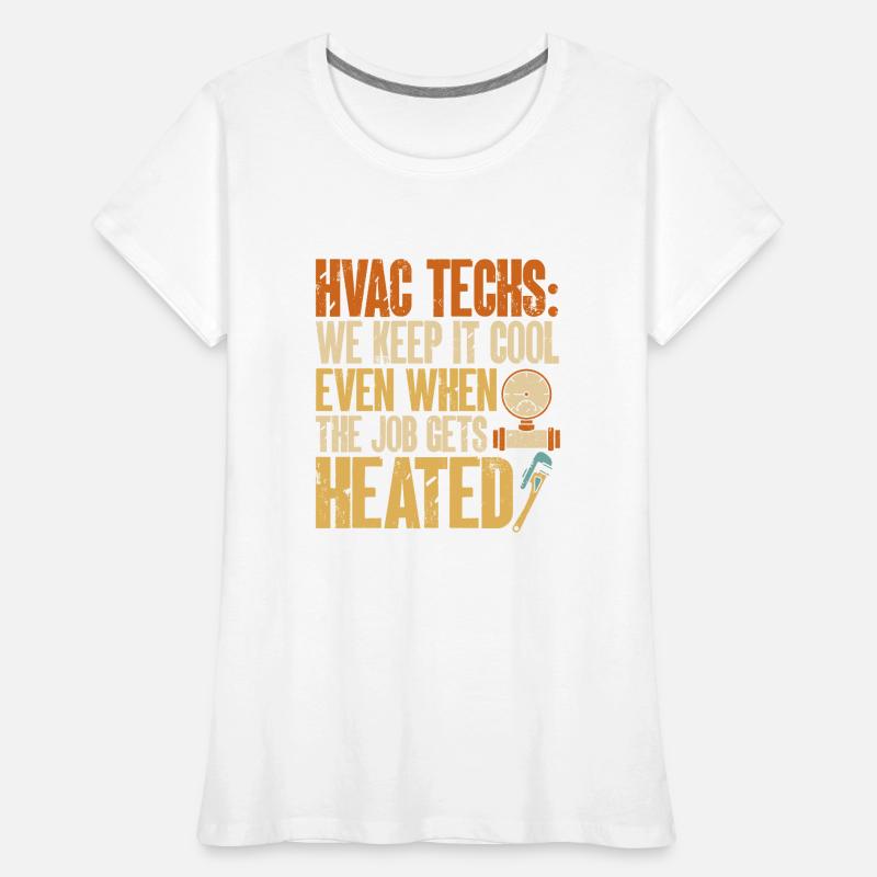 Chauffage, Climatisation, Ventilation, Technicien T-shirt bio Premium Femme