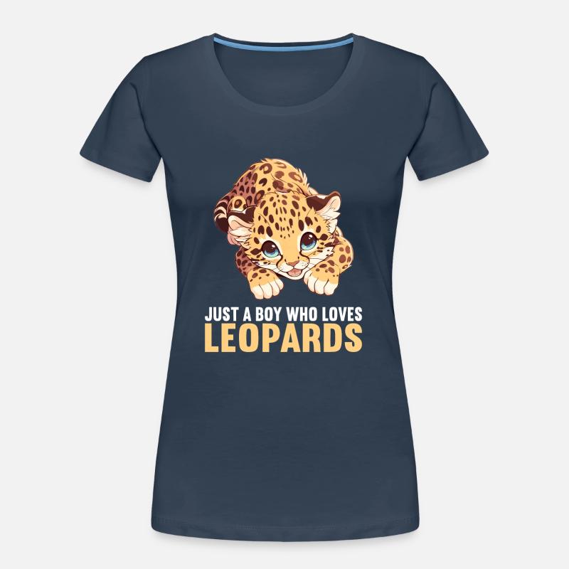 Léopard léopard T-shirt bio Premium Femme