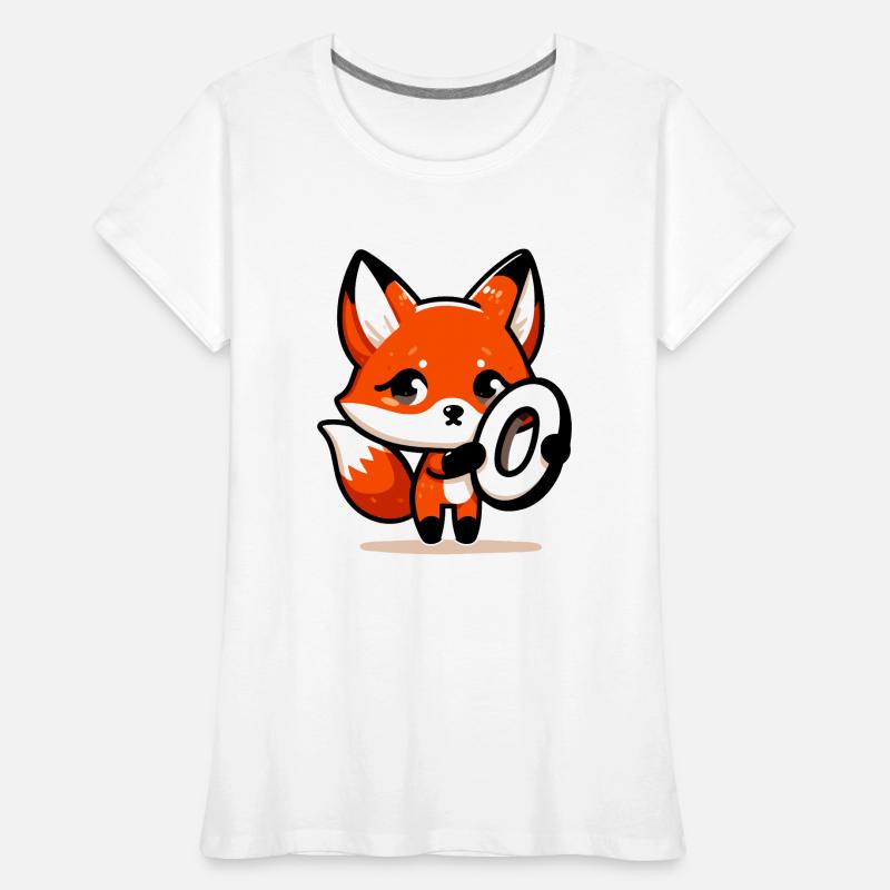 Adorable Plus de Fox Zero T-shirt bio Premium Femme