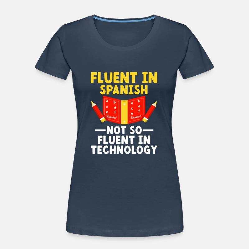 Fremdsprachenlehrer Schule Sprachlehrer Frauen Premium Bio T-Shirt