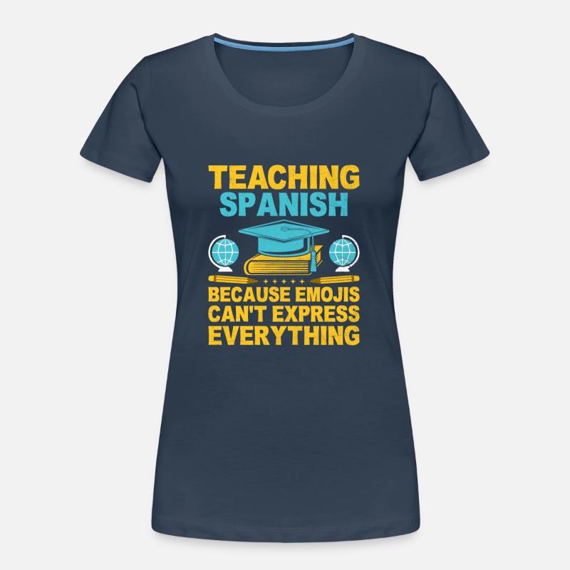 Fremdsprachenlehrer Schule Sprachlehrer Frauen Premium Bio T-Shirt