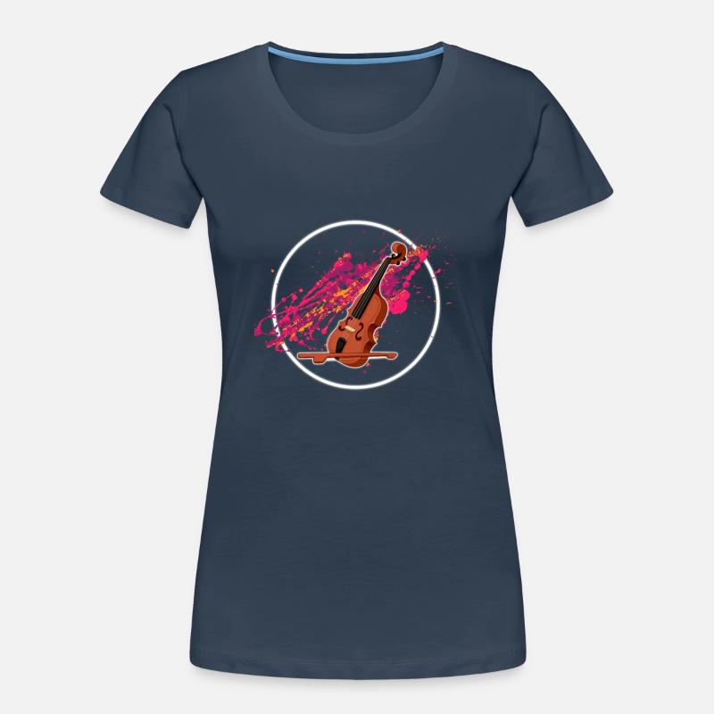instruments de violon T-shirt bio Premium Femme