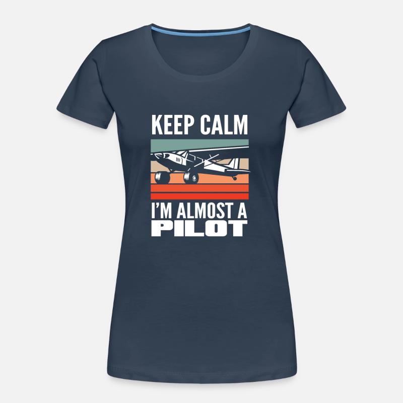 Pilot Training Spruch Flight School Women's Premium Organic T-Shirt