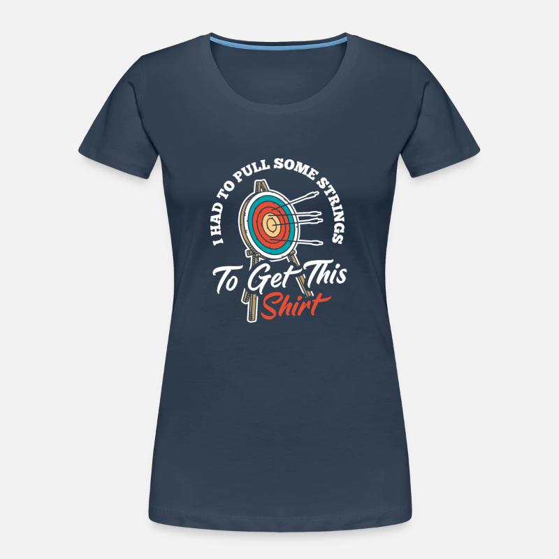 Bogenschütze Bogen Bogenschießen Frauen Premium Bio T-Shirt