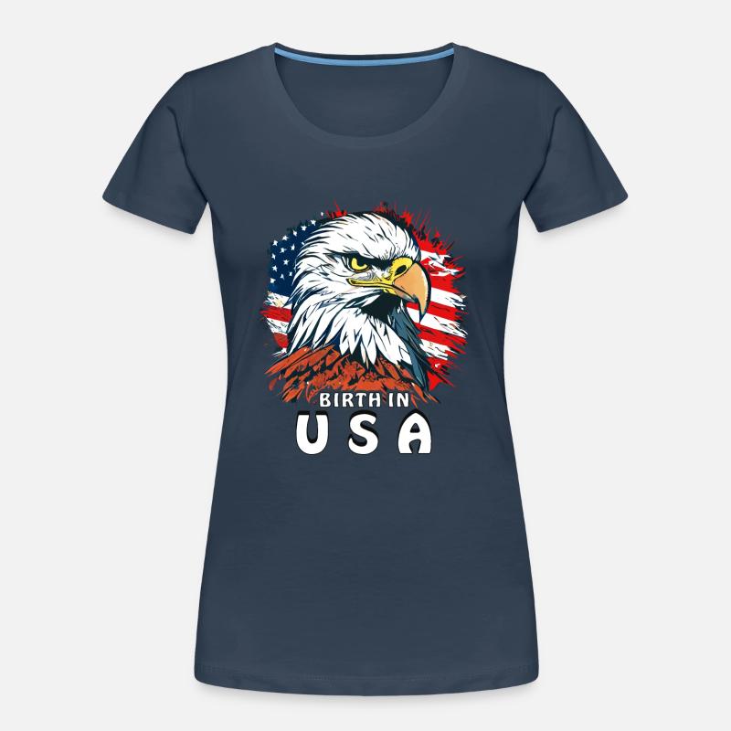 NAISSANCE D’UN PYGARGUE À QUEUE BLANCHE AUX ÉTATS-UNIS T-shirt bio Premium Femme