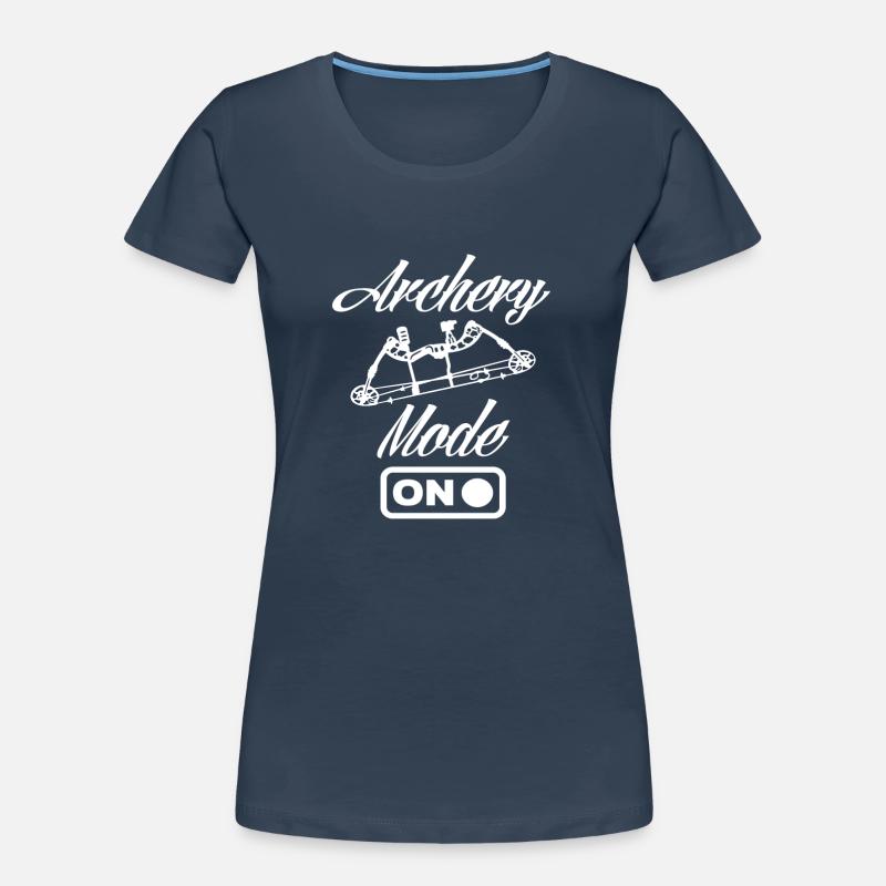 Bogen Modus Bogenschießen Frauen Premium Bio T-Shirt