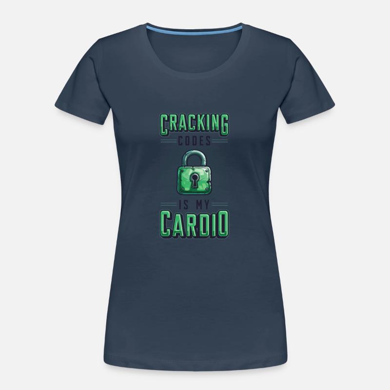 Cracking Codes Is My Cardio - Cryptologic Women's Premium Organic T-Shirt