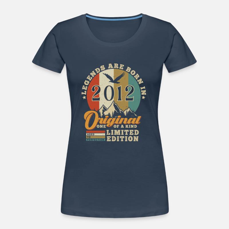 Original 2012 authentisches Geburtstagsgeschenk 2012 Frauen Premium Bio T-Shirt