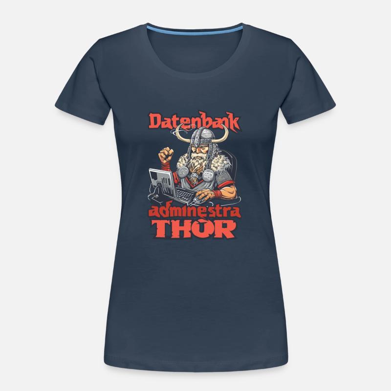 Datenbankadministrathor Codierung Datenanalyst Frauen Premium Bio T-Shirt