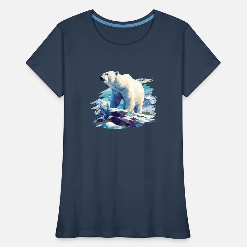 Polar Bear Eisbären Eisbär Frauen Premium Bio T-Shirt