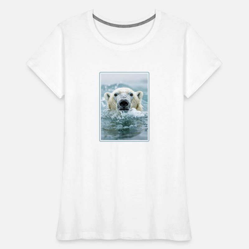 Polar Bear Eisbären Eisbär Frauen Premium Bio T-Shirt