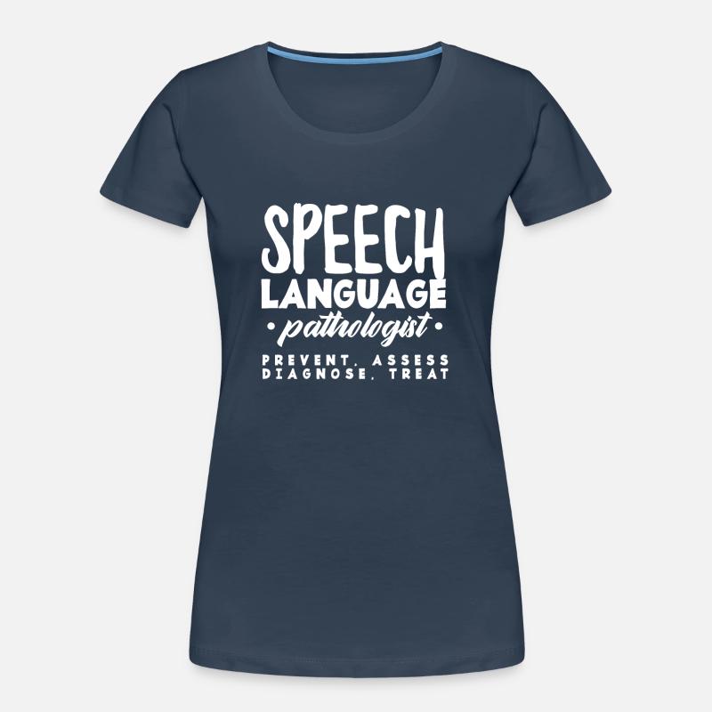 Speech Language Pathologist Prävent Assess Women's Premium Organic T-Shirt
