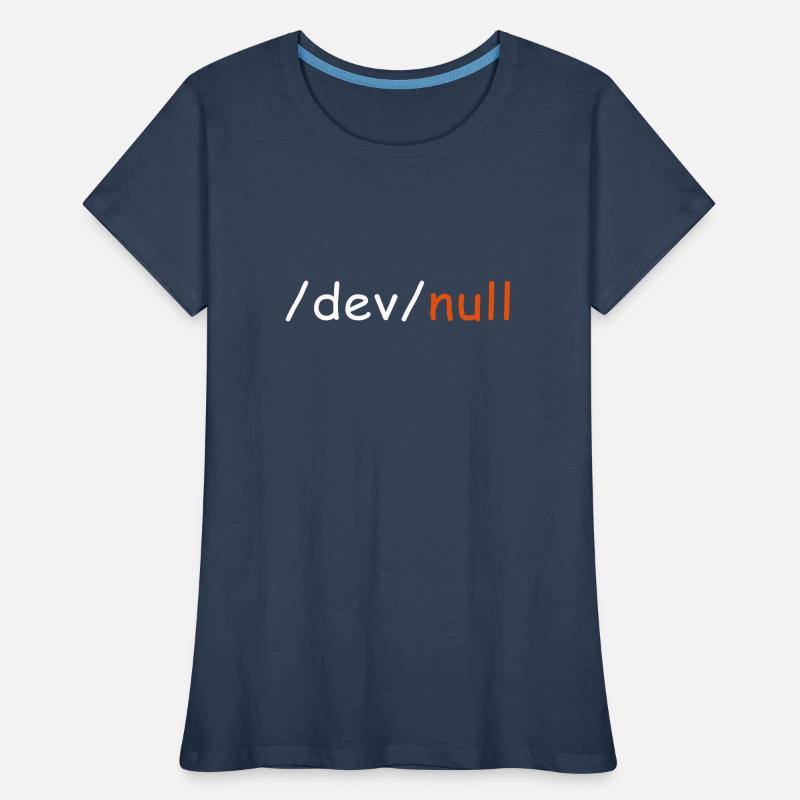 dev null Frauen Premium Bio T-Shirt