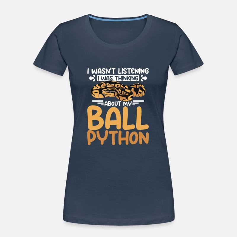 Je pensais à mon python royal T-shirt bio Premium Femme