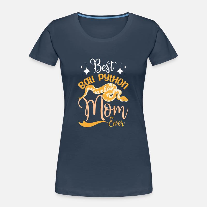 Meilleure maman python royal de tous les temps T-shirt bio Premium Femme