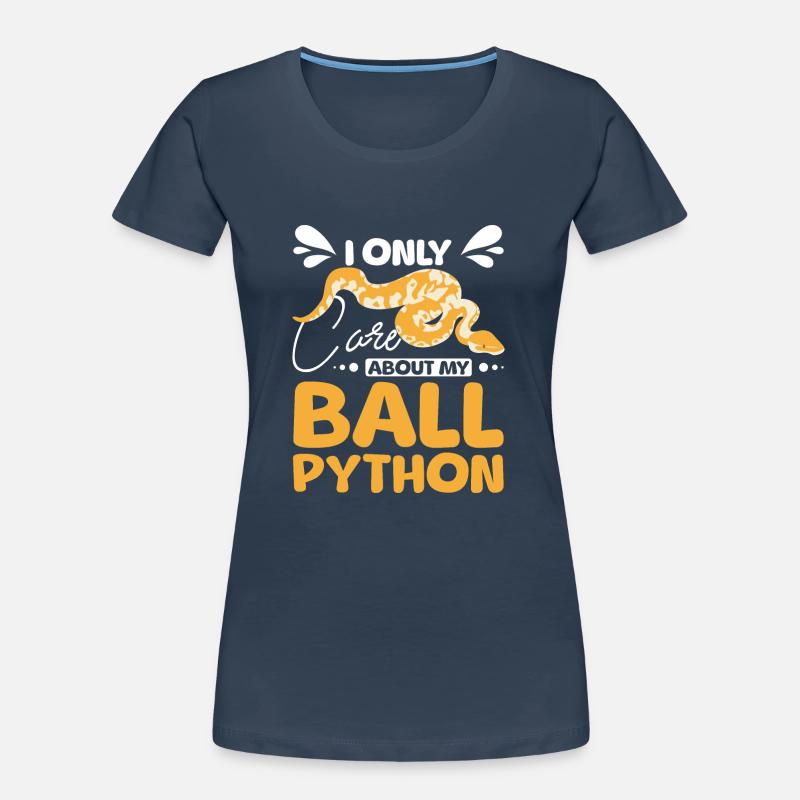 Je ne me soucie que de mon python royal T-shirt bio Premium Femme